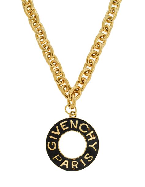 vintage givenchy pendant necklace|givenchy necklace price.